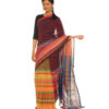 Exclusive Hand Woven Pure Cotton Maroon Kutch Saree