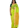 Handwoven Chanderi Silk By Cotton Saree with Silk By Silk Pallu