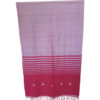 Hand Woven  Red Kutch Stole In Natural Dyes