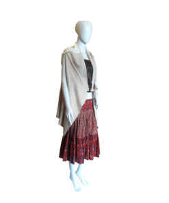 Alternative view of Organic Cotton Shrug with Hand Embroidery