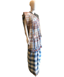 Alternative view of Exclusive Hand Woven Organic Cotton Saree in Natural Dyes